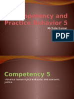 Competency and Practice Behavior 5