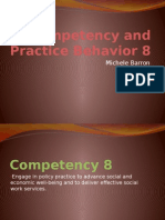 Competency and Practice Behavior 8