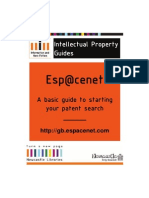 Esp@cenet: Intellectual Property Guides