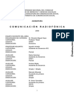 Comunicacion Radiofonica