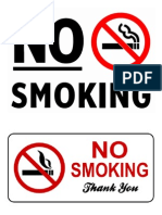 No Smoking