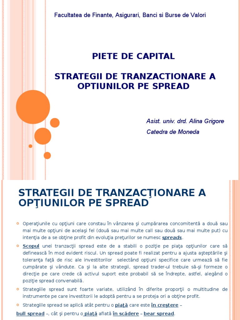 Curs 12. Strategii Cu Optiuni Piete de Capital PDF