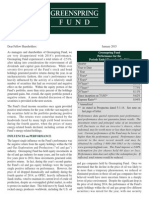 Greenspring Fund: Greenspring Fund Performance For The Periods Ended December 31, 2014