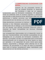 La Relacion de Competencias Ciudadanas Con El Desarrollo Moral