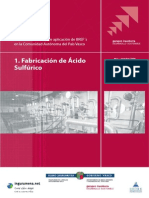 Fabricacion de Acido Sulfurico