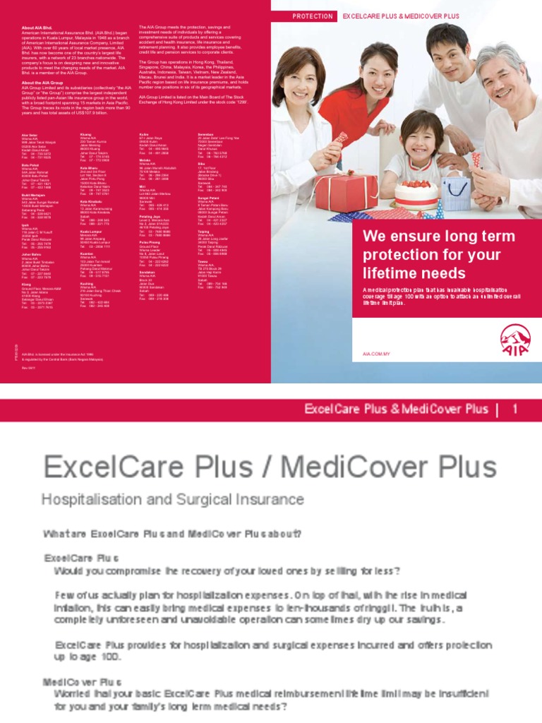 AIA Ecp MCP Brochure My | PDF | Insurance | Insurance Policy
