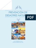 Prevención de desastres naturales