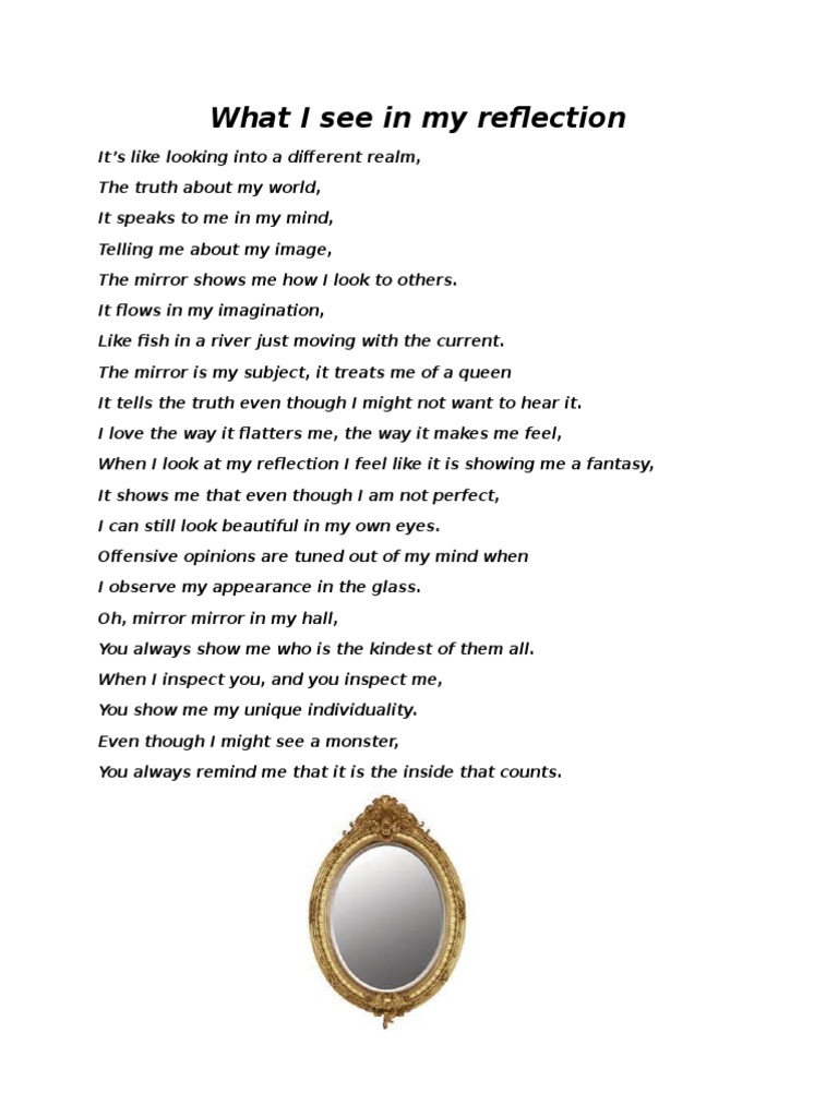 Reflections on Self-Image and Beauty | PDF | Art | Self-Improvement