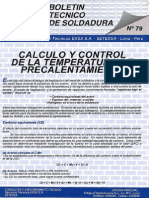 Bol79 Calculo y Control de La Temperatura de Precalentamiento