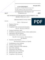 Uganda Petroleum (Exploration, Development and Production) Act