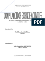 Compilation of Science Activities (Maricel Nanolan)