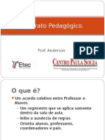 Contrato Pedagógico Prof. Anderson Oliveira
