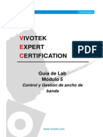 Guía de Lab - Módulo 5 - VIVOTEK Control y Gestión de Ancho de Banda - 20130228