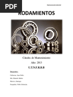 Materiales usados para rodamientos