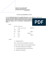 Cálculo de aislamiento 115 kV línea eléctrica