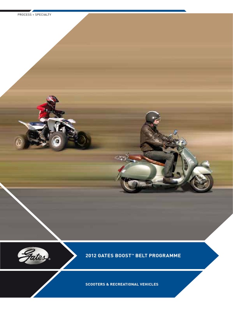 Gates Boost Scooter Belt Application 2012 | PDF | Électronique