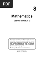 Math 8 Module 6