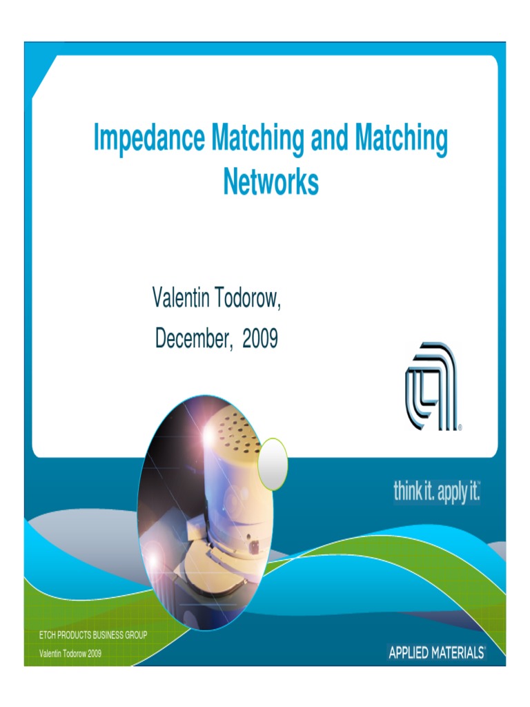 RF Impedance Matching Network Design | PDF | Inductor | Series And ...