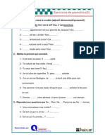 Grammaire Bac III