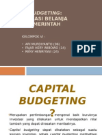 Capital Budgeting Optimalisasi Belanja Modal Pemerintah