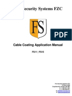 Fire Security Systems FZC: Cable Coating Application Manual