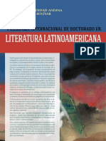 Literatura Latinoamericana 2015-2020