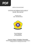 Download Jurnal Filsafat - Ontologi Sebagai Kajian Ilmu Filsafat by Irfan Alvira SN255277748 doc pdf