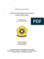 Jurnal Filsafat - Ontologi Sebagai Kajian Ilmu Filsafat