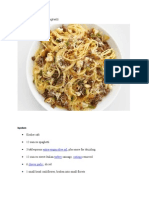 Sausage Cauliflower Spaghetti