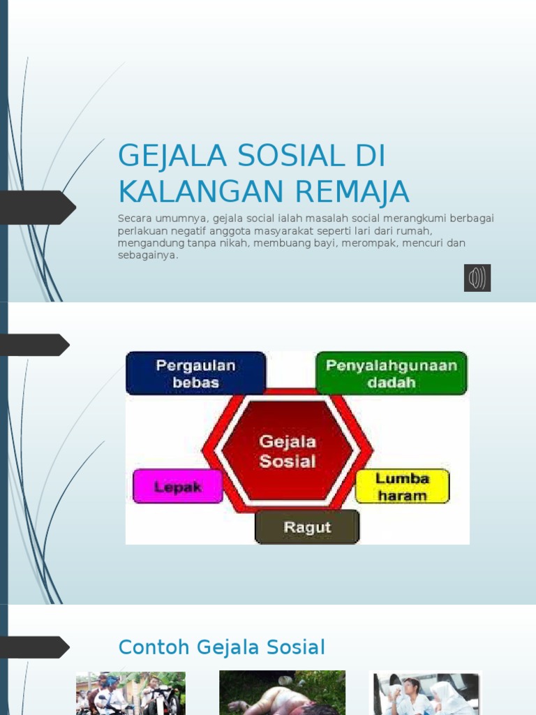 Gejala Sosial Di Kalangan Remaja Pdf