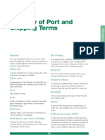 Glossary of Port and Shipping Terms