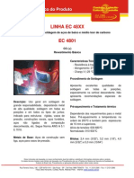 Eletrodos EC 48XX para soldagem de aços de baixo e médio carbono