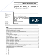 NBR ISO 9000 - 2000 - Fundamentos e Vocabulário