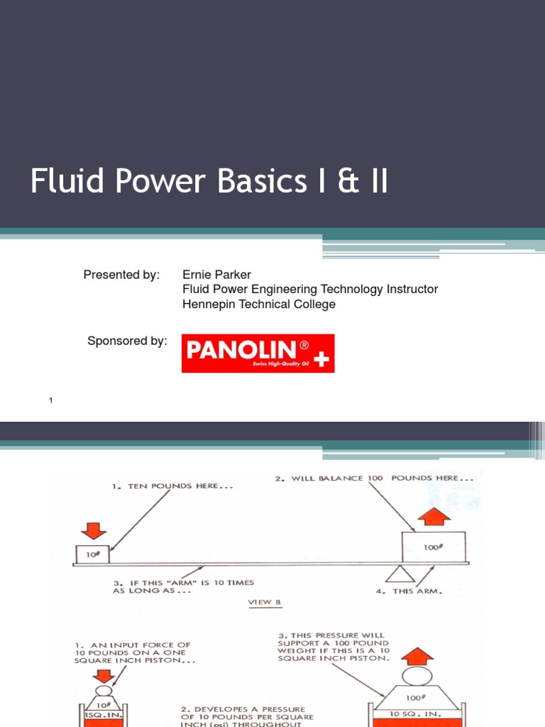 Fluid Power Basics I & II | PDF