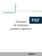 Glosario de Agrario Juridico