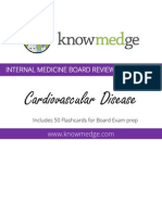 Cardiovascular Disease: Internal Medicine Board Review Flashcards