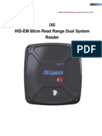 IX6 Long Range RFID Reader Dual System Reader 125KHz LF HID