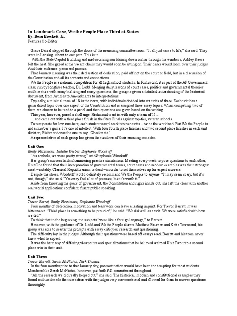 We The People | PDF