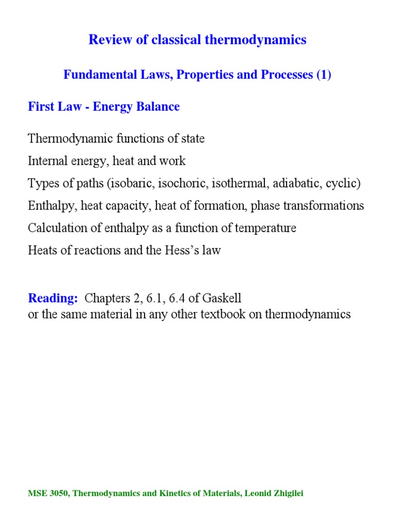Basic Thermo | PDF | Heat | Thermodynamics