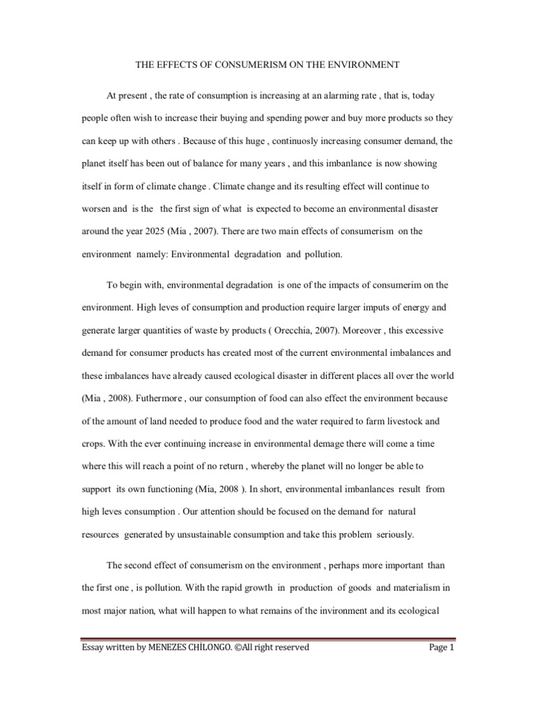 Articles on consumerism picture