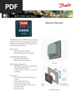 DANFOSS - Esquema de ligação IHM MCD3000