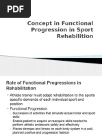 Effective Functional Progression of Sports Rehab | PDF