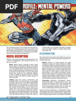 Mutants &amp; Masterminds - Character Sheet - 2nd ed