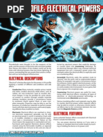 Download Mutants  Masterminds Power Profile 7 Electrical Powers by JackEzdudehere SN255302962 doc pdf