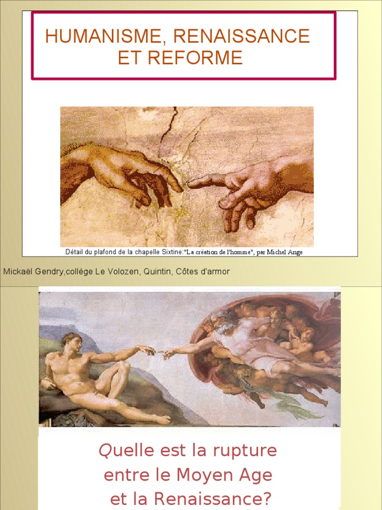Humanisme, Renaissance Et Reforme Renaissance Leonard de Vinci
