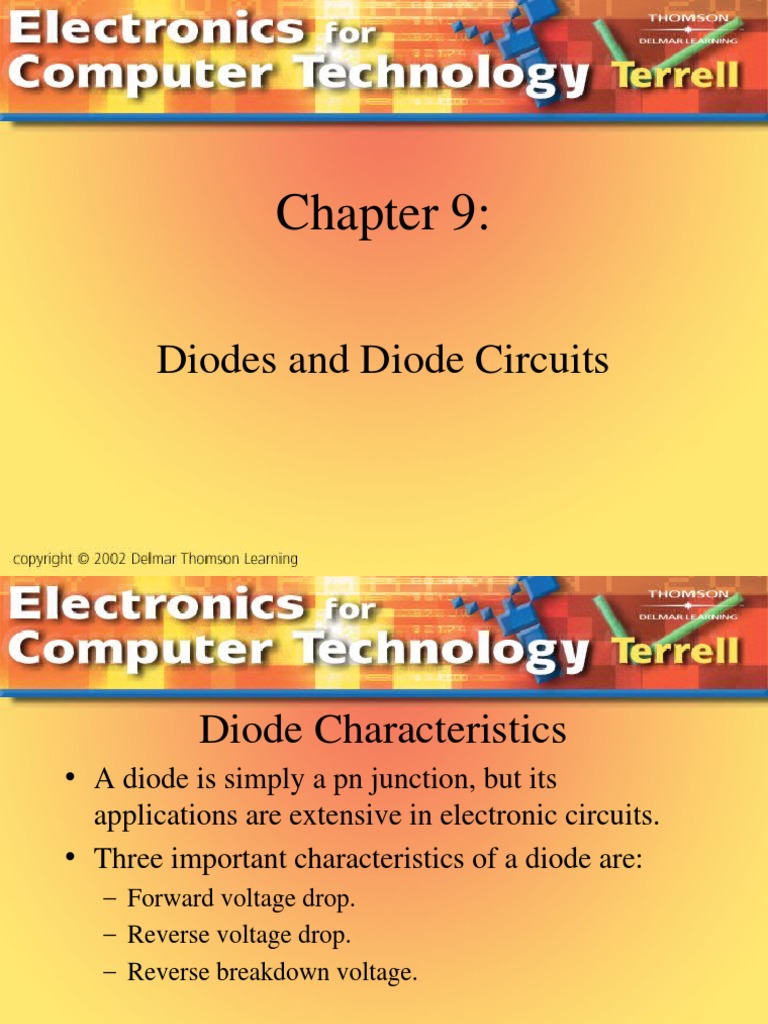 Chapter 9:: Diodes and Diode Circuits | PDF | Diode | Rectifier