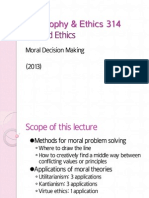 2013 Applied Ethics Moral Decision Making 314