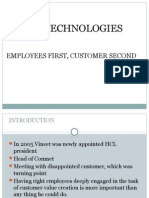 HCL Technologies: Employees First, Customer Second