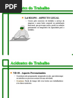 Acidente de Trabalho Aspecto Legal