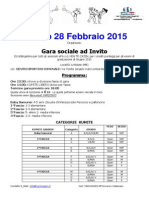 Garetta Sociale 28 Febbraio 2015
